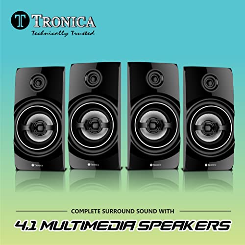 Tronica PS08 Premium Series 4.1 Digital 40W Bluetooth Home Theater System PenDrive FM Aux TV Compatible with All Function Remote 7 51zclRuYlXL