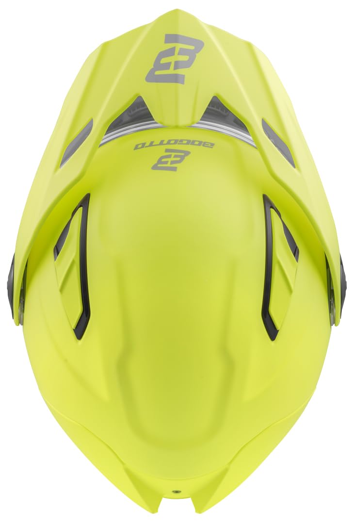 Bogotto FG-102 Duo Fiberglas Enduro Klapphelm | Schützender Fahrkomfort