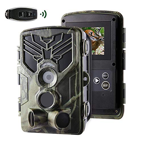 Crenova Trail Camera-WiFi 20MP 1080P Wildlife Hunting Game Camera with Night Vision Motion