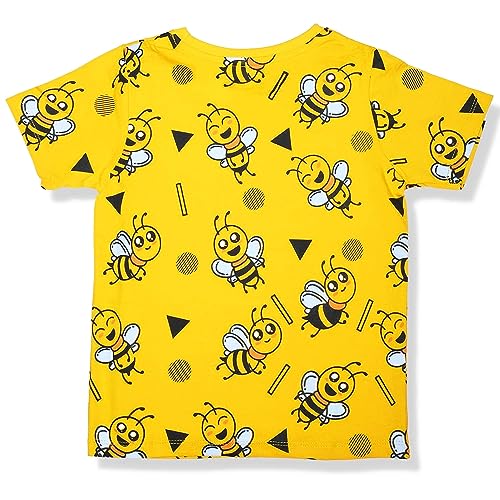 Image of Be Awara Kids Printed Half Sleeves T-shirt & Shorts Clothing Sets, 100% Cotton Soft Unisex Cord Set, Comfortable Wear for Kids With Cool Prints, Everyday Casual Wear for Boys & Girls