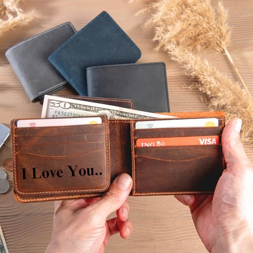 Personalized-Wallet-for-Men-Top-Grain-Leather-Wallet-with-Engraved-Name-initial-Custom-in-5-Colors-6-Designs-Ideal-Gift-for-Husband-Groomsman-Son-Boyfriend-Anniversaries-Christmas-USA