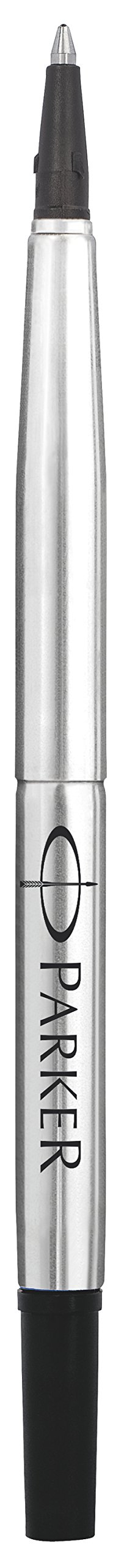 PARKER QUINK Rollerball Pen Ink Refill, Medium, Black, 1 Count