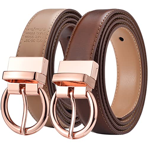 Beltox Fine Women Reversible Leather Belts for Dress Jeans and Waist Ornament3