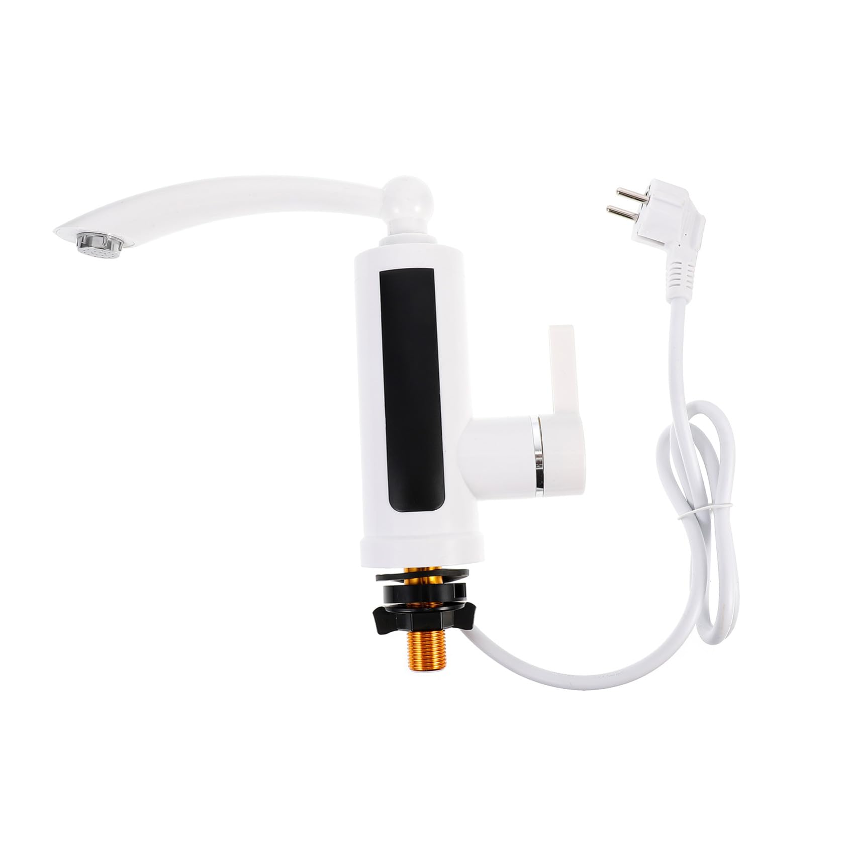 Robinet électrique eau chaude instantanée plastique blanc réglable