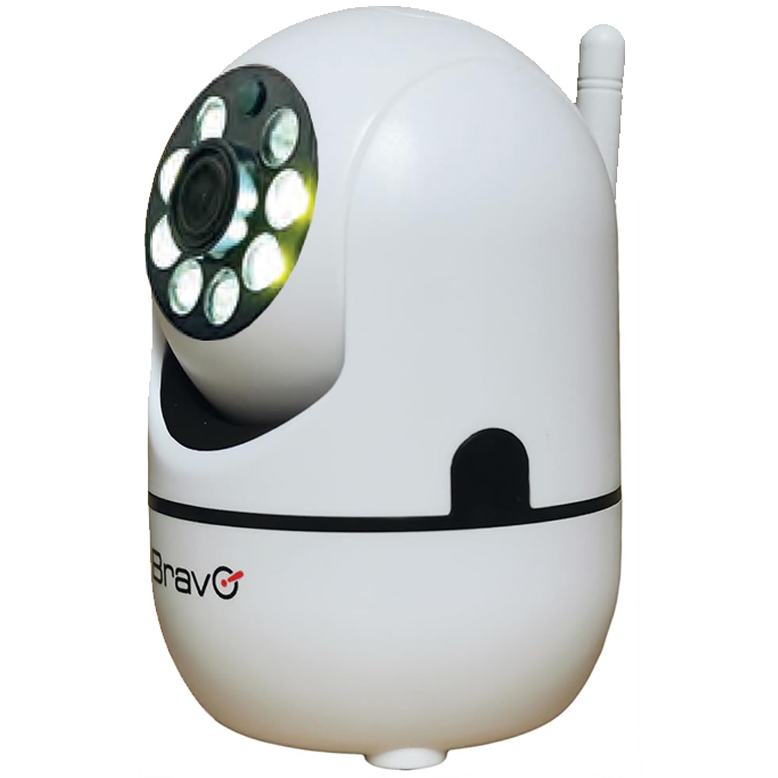Bravo Telecamera Wi-Fi da Interno, 1440p QHD, Motorizzata 360°, Visione Notturna a Colori, Compatibile ONVIF