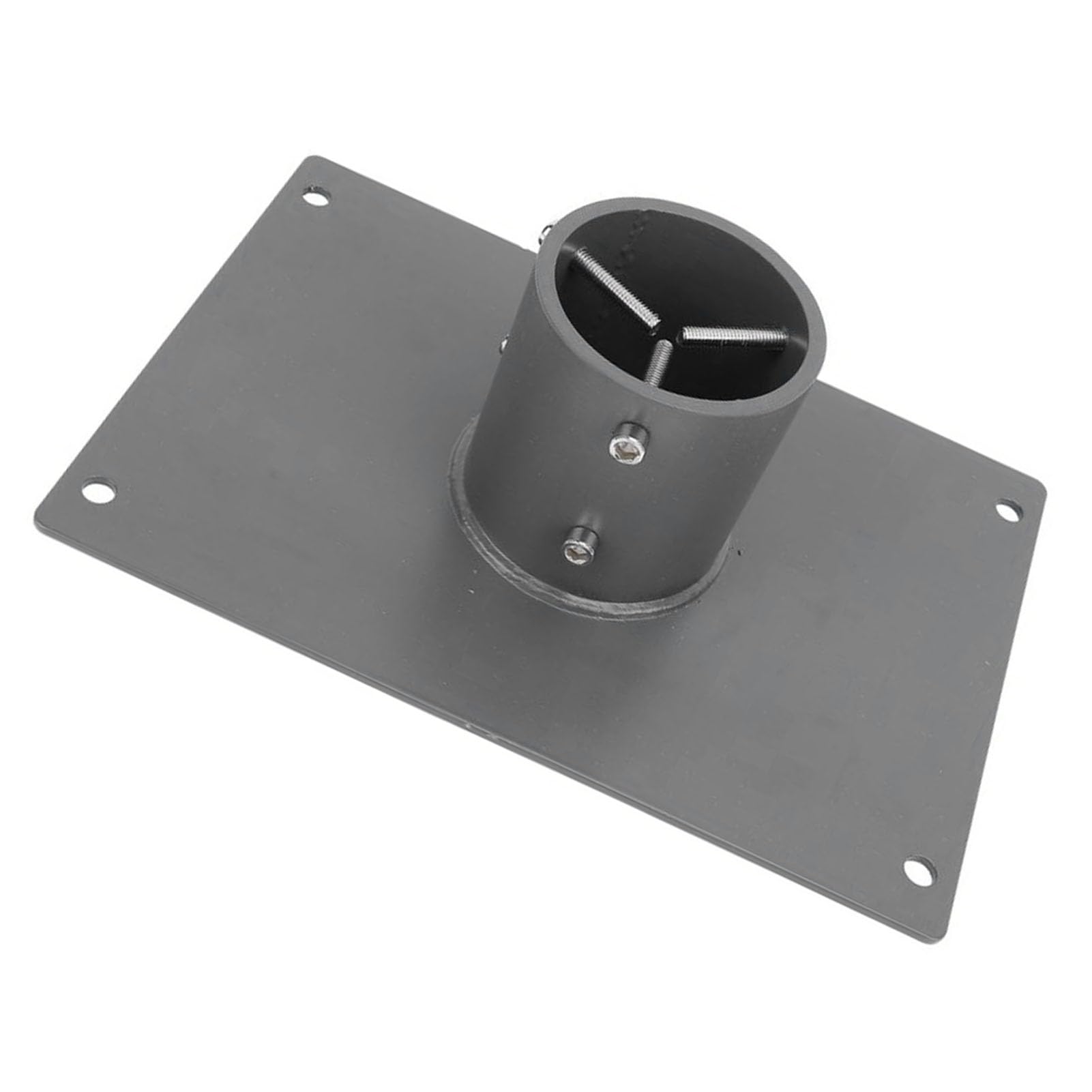 CHICIRIS Adapter do Płaskiej Rury Zestaw do Montażu Satelitarnego dla łatwej Instalacji Anteny Dachowej ze Stopu Aluminium, 2 Jednostki
