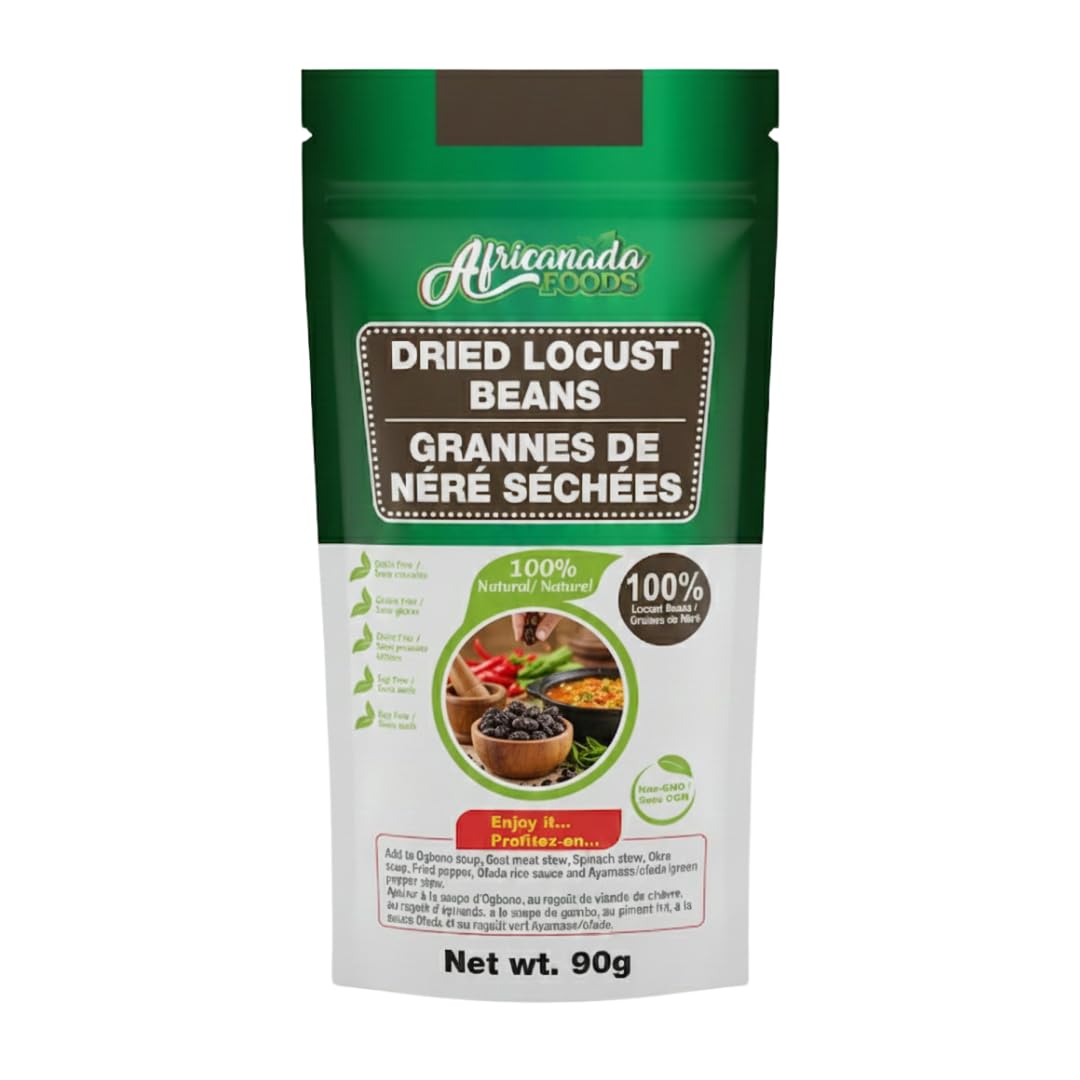 Dried African Locust Beans | Iru, Dawadawa, Ogiri | 90g | 3.2oz