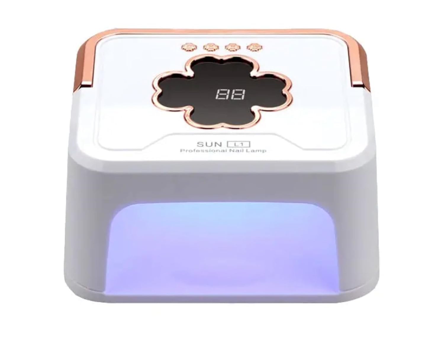 kreni 228W Gel UV LED Nail Lamp, Professional UV Lamp For Nails,Compact Design Nail Dryer for Gel Polish with 4 Timer Setting Automatic Sensor and Over-Temperature Protection