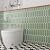 VaryPaper 10 Sheets 12''x12'' Sage Green Long Hexagon Peel and Stick Backsplash for Kitchen Bathroom Waterproof Sticky Vinyl Backsplash Self Adhesive Wall Tiles Back Splash Stick on Tiles for Shower