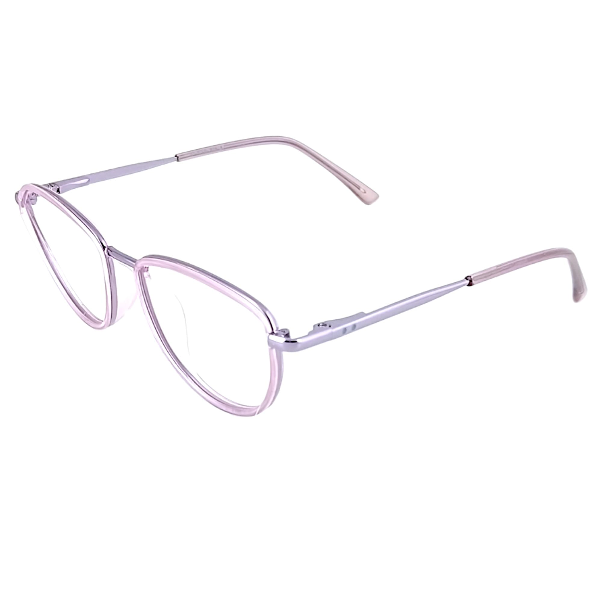 Redex Stylish Light Weight Full rim Cat-Eye Frame For girls (Purple) - Image 8 thumbnail