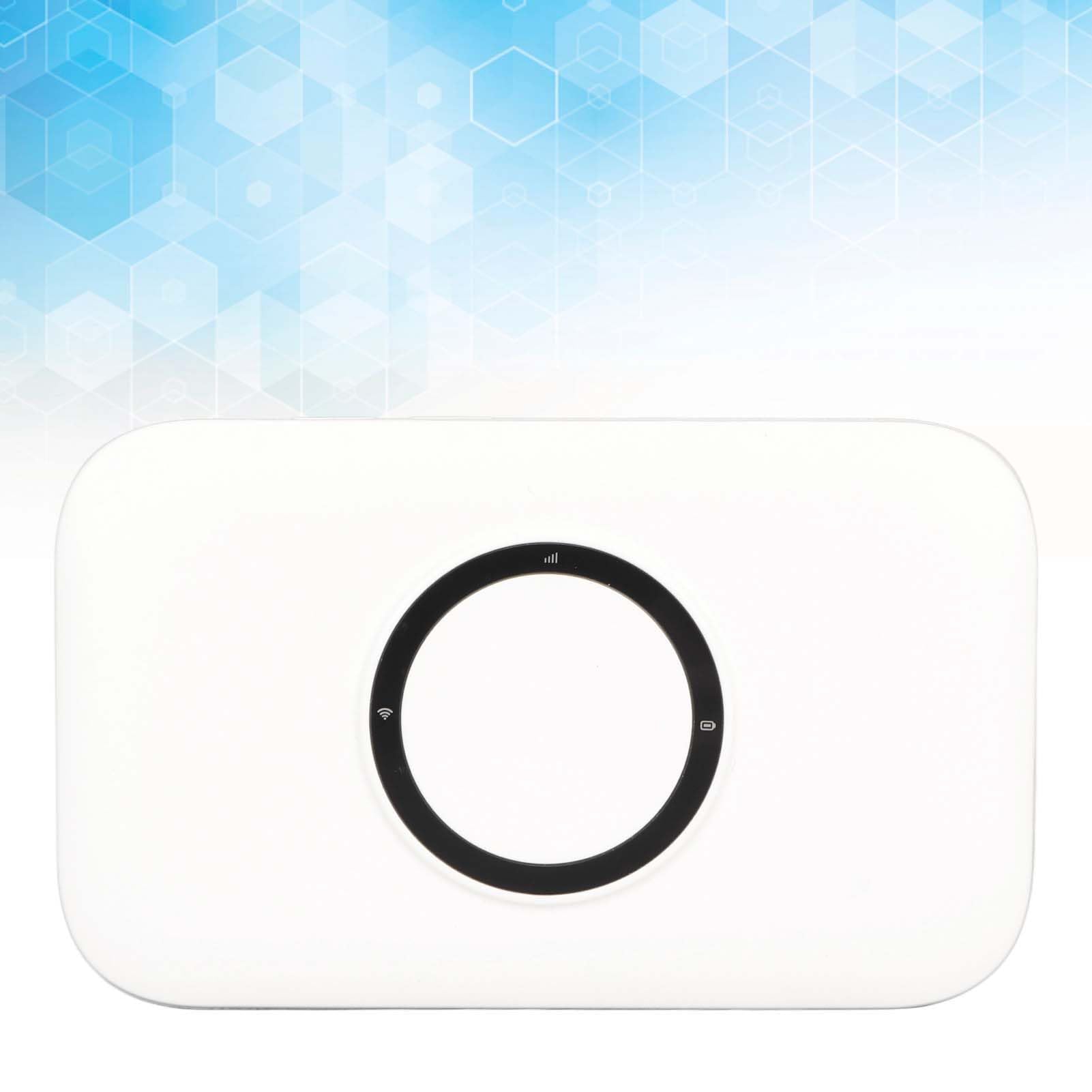 Naroote Router WiFi Mobile 4G LTE Mini Hotspot Portatile per Viaggi e Affari Bianco 3000mAh
