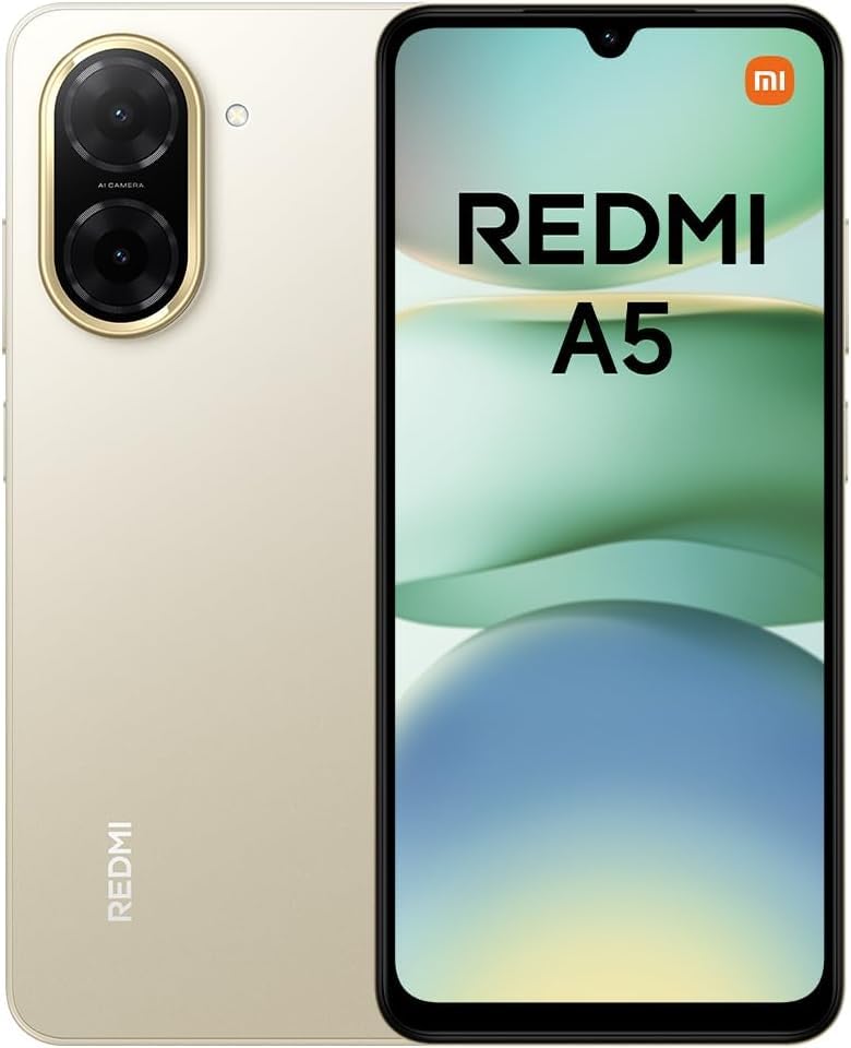 Xiaomi Redmi A5 Smartphone, 4GB+128GB, Super Clear 32MP AI Camera