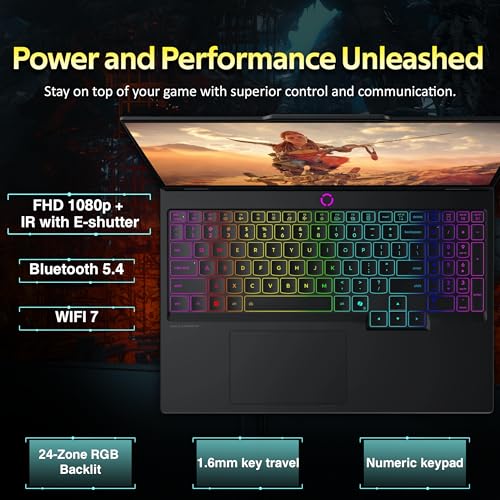 Image of Lenovo Legion 5 15.1 inch 165Hz WQXGA OLED Gaming Laptop, AMD Ryzen AI 7 350, NVIDIA GeForce RTX 5070 8GB, 64GB RAM, 3TB Storage(2TB SSD+1TB Docking Station Set), RGB Backlit Keyboard, Win 11 Pro, Black