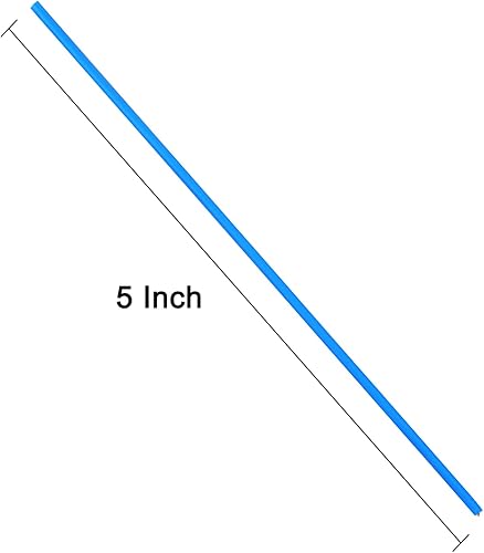 Miniatura 3 de Tangyinrd 300 lazos de plástico azul de 5 pulgadas, bridas para cables, para bolsos, herramientas de jardinería