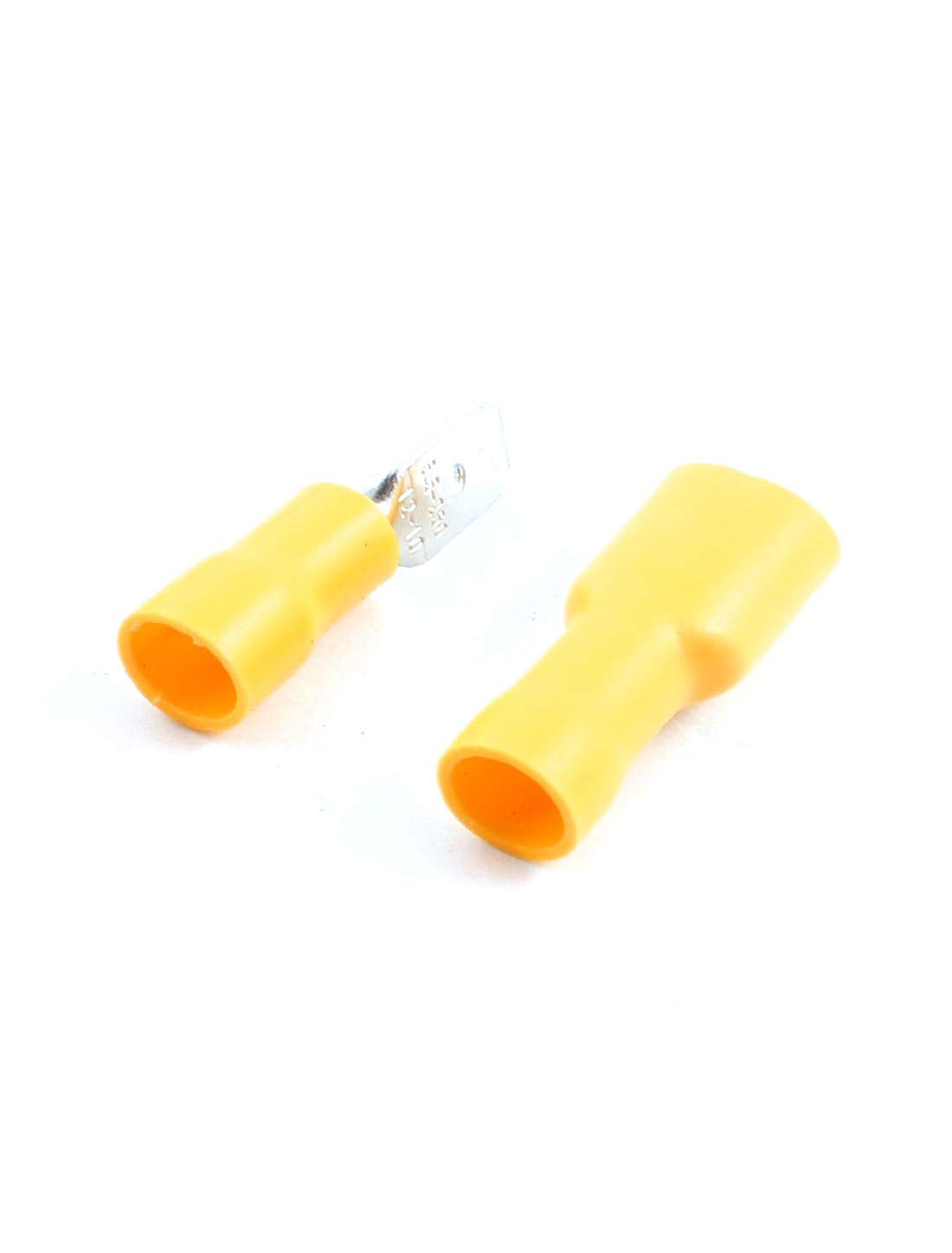 NEW LON0167 Terminales aislados hembra hembra macho amarillo de 400 pcs. Crimpado para cable AWG 12-10(400Pcs gelbe männliche weibliche isolierte Crimp-Kabelschuhe für AWG 12-10 Kabel