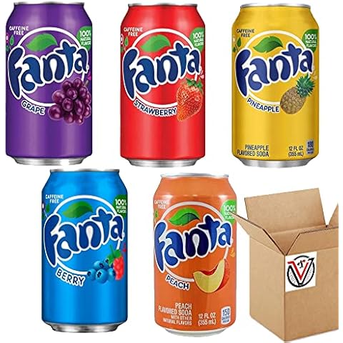 Fanta American Variety Bundle - 6 Cans Cover