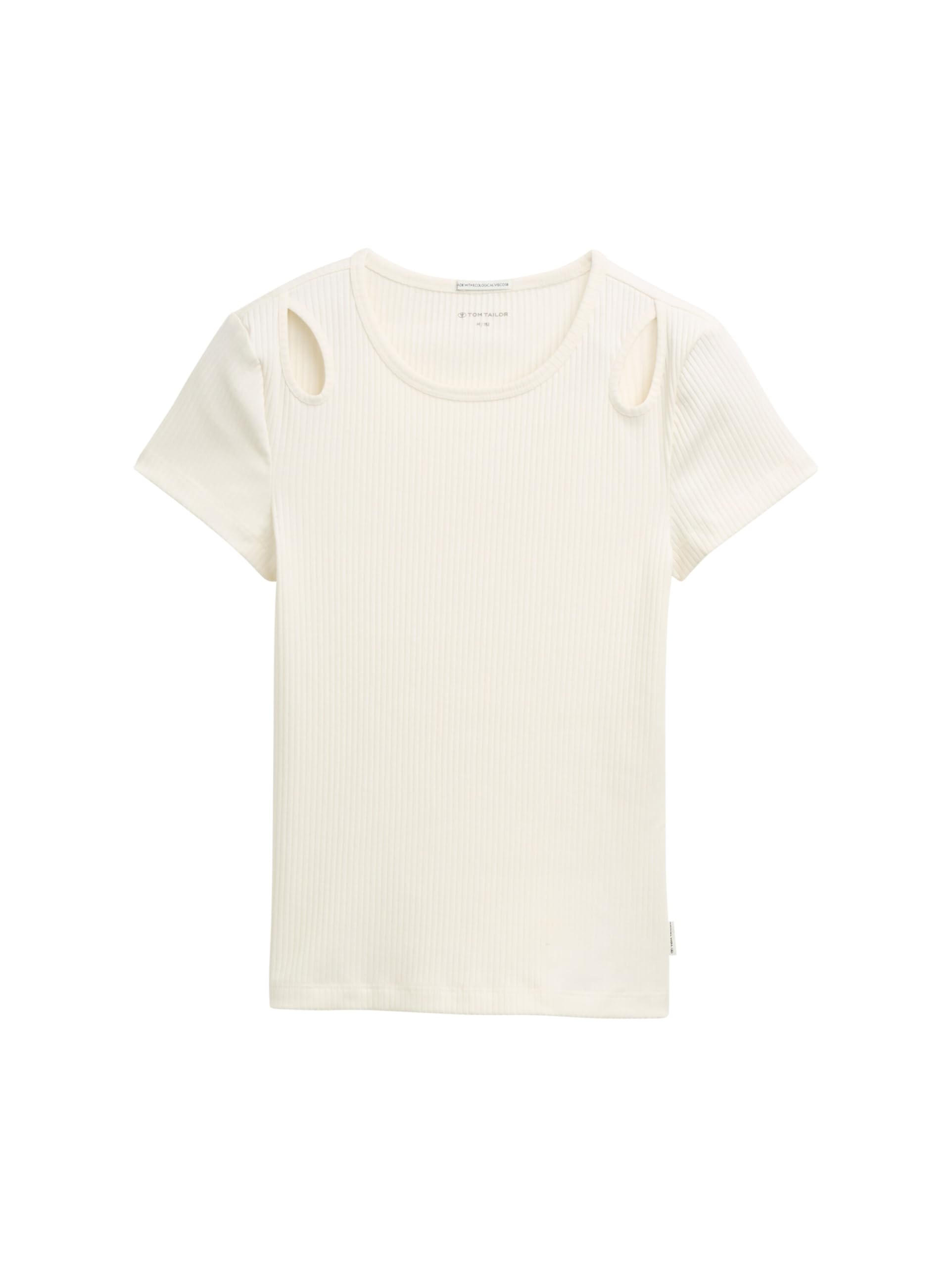 TOM TAILOR RIPP Girls' T-Shirt with Cut-Outs