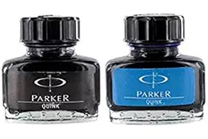 Parker Quink Ink for Fountain Pens - Explore the Exceptional Combo Blue Black 60ml