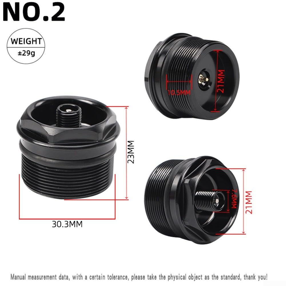 Bicicleta tuerca válvula horquilla aire 28.3x1.0mm AV reemplazable anillo sellado