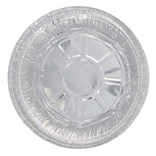 Image of Othmro 20 Pack Aluminum Pans 142mm(Bottom)*185mm(Top) Dia Disposable Foil Pans Cookware Great for Baking, Cooking, Grilling, Serving & Lining Steam Table Trays Chafers