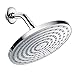 HotelSpa Emerald Ultra-Luxury Large 8 Inch Rainfall Shower Head Featuring 120 Easy To Clean Jets and Adjustable Brass Ball Joint / Premium Chrome Finish