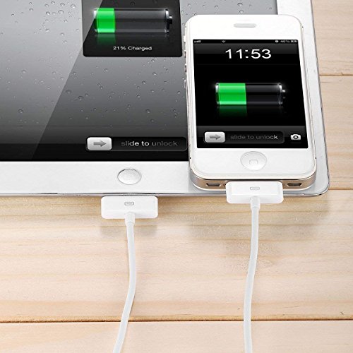 Usb Wall Charger Power Adapter With 6 Feet 30 Pin Charging Cable For Iphone 4S, Ipod Touch 3/4, Ipad 2/4 #TOP3