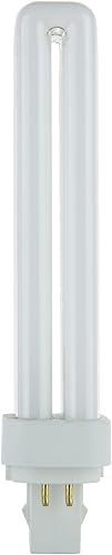 Miniatura 3 de Sunlite PLD26ESP41K10PK 4100K Blanco frío fluorescente 26W PLD doble en forma de U doble tubo CFL bombillas con 4 pines G24Q-3 base (paquete de 10)