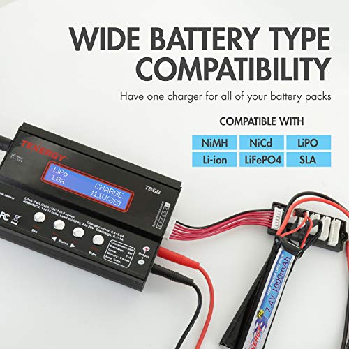 Tenergy M01435 Tb-6Ab Balance Charger Discharger 1S-6S Digital Battery Pack Charger thumb #5