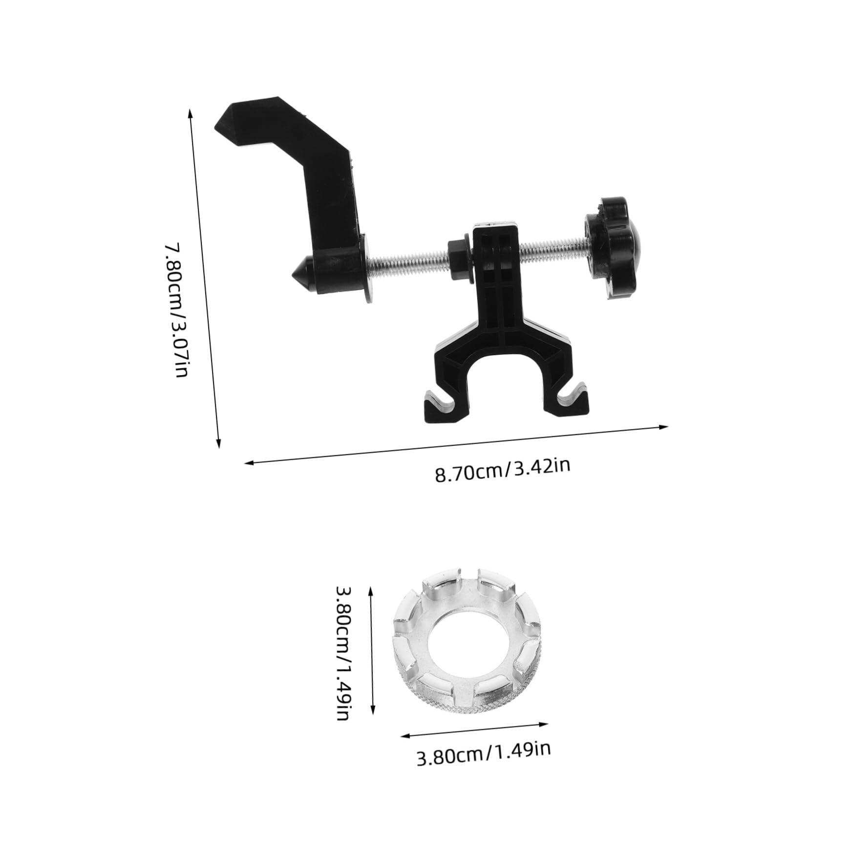 CORHAD 1 Set Bike Repair Stand Wheel Truing Stand Mini Bike Wheel Truing Holder for Repair