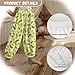 ORGYPET Cucumber Girls Baggy Sweatpants M Children's Loose Legged Bloomers Soft Skin Friendly Girls Wide Leg Pants Girls Trousers Breathable Fabric for All Day Wear 2024