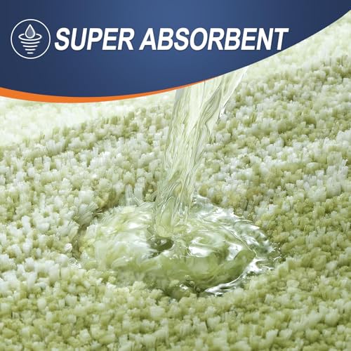 Image of OLANLY Bathroom Rugs Mat 36x24, Extra Soft Absorbent Microfiber Bath Rugs, Rubber Backing, Quick Dry, Machine Washable Bath Mats for Bathroom, Tub and Shower, Home Decor Accessories, Mustard Yellow