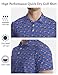 DOPINDU Mens Hot Dog Polo Shirt Dachshund Print Short Sleeve Moisture Wicking Performance Funny Golf Shirts for Men, 2XL