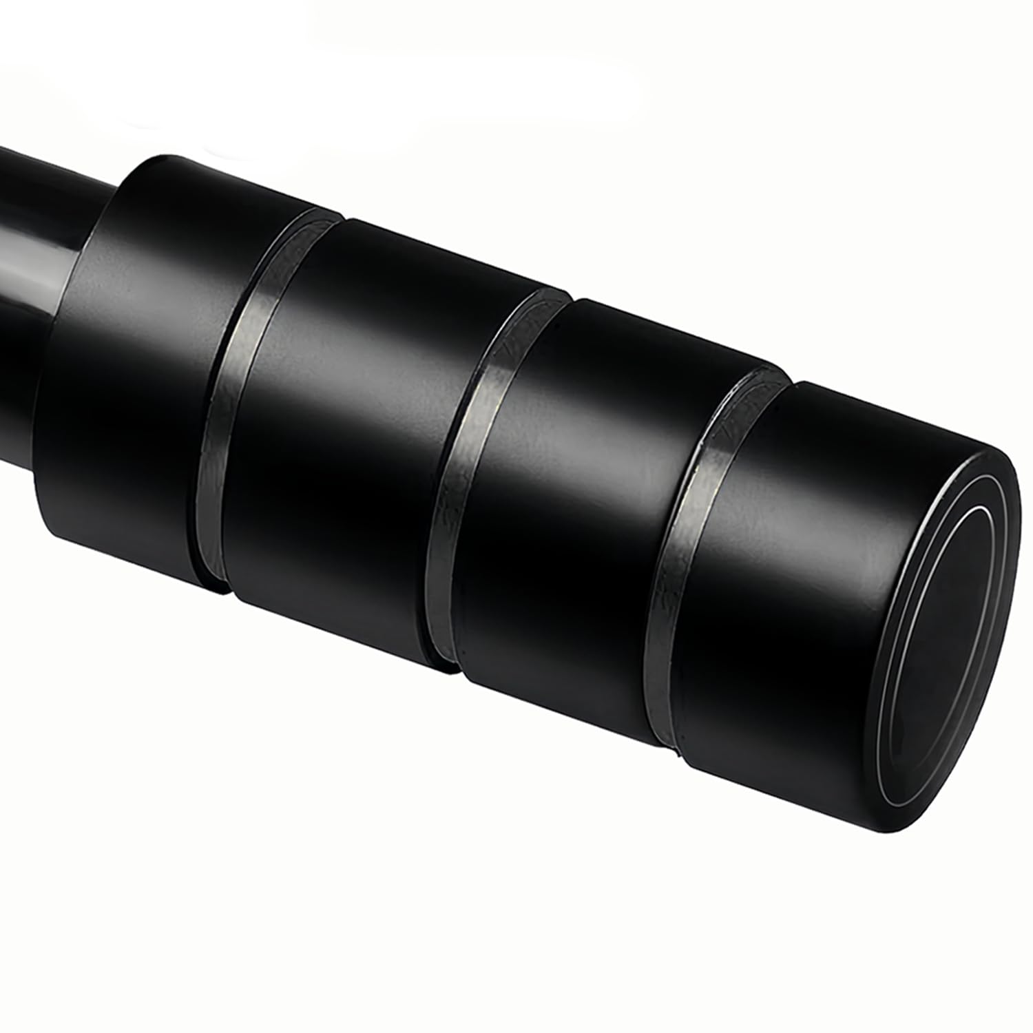 Venwemong3 PCS Black End Caps for Curtain Rod,Ø 25 mm