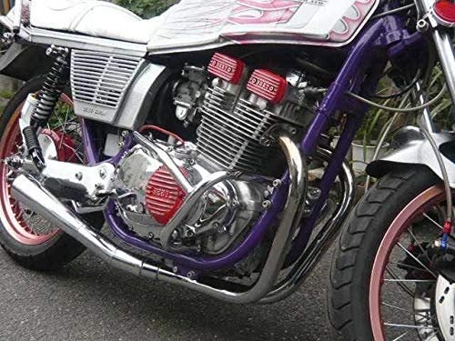 Amazon | PRETTY RACING製 GSX250E ザリ エンジンガード メッキ Amazon | PRETTY RACING製 GSX250E ザリ エンジンガード メッキ