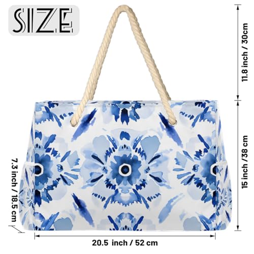 Splash Tie Dye Beach Bags for Women Large Beach Tote Waterproof Sandproof Large Tote Bag Swim Pool Bags2
