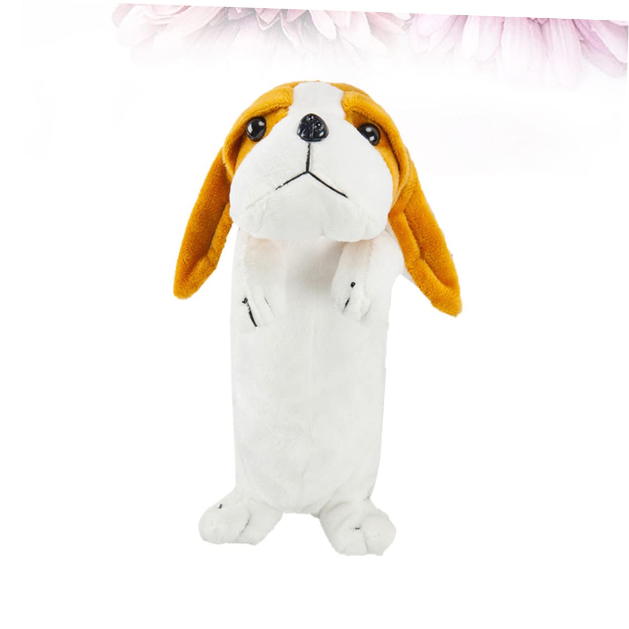 Ciieeo 3pezzi Astuccio Portapenne Peluche Forma Di Cane Adorabile Astuccio Per Cancelleria e Cosmetici Design Compatto e Portatile Ampio Spazio Di Stoccaggio Con Cerniera Per Studenti e