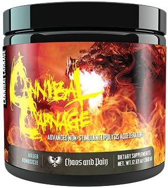 Caos and Cannibal Carnage Extreme Fat Burner Fat Burner Burn Fat Pain Bodybuilding Diet 360g – Killer Bombsicle