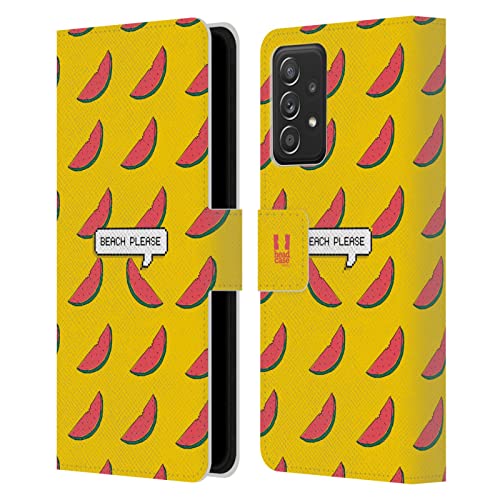 Coque Portefeuille Pastèque Samsung Galaxy A53 5G en Cuir Souple Imprimé