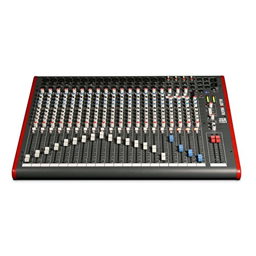 Allen & Heath Mixer Zed-24 De 24 Canais Com Interface USB Cinza/Vermelho