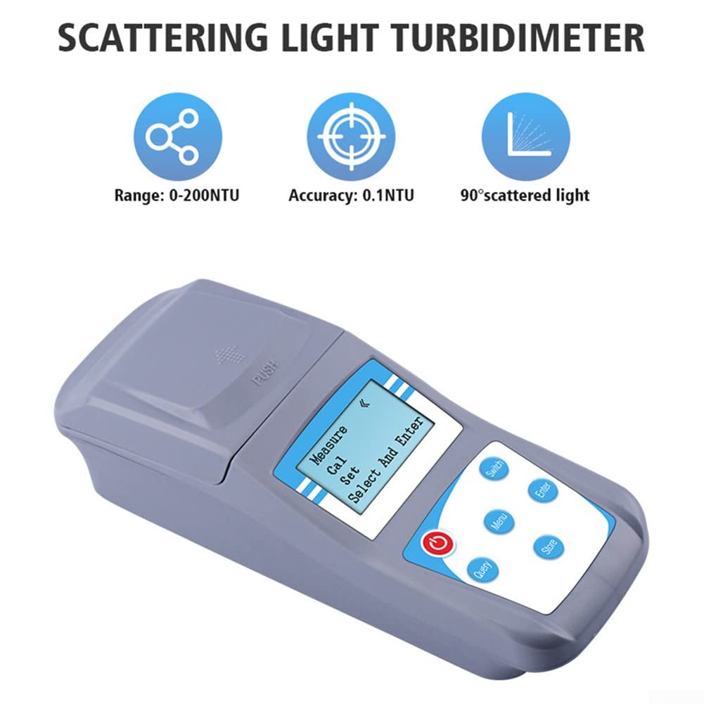 Tragbares digitales Trübungsmessgerät, Handheld ZD Digitalanzeige Abwasser Trübungsmessgerät, Labor Wasserqualität Trübungs-Analysator Tester