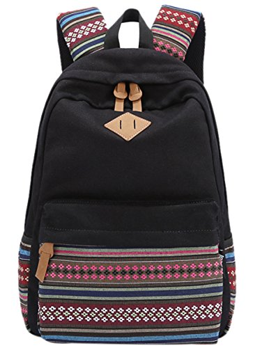 Mochila con diseño étnico para chicas de Panegy  para clase  tiempo libre  deportes