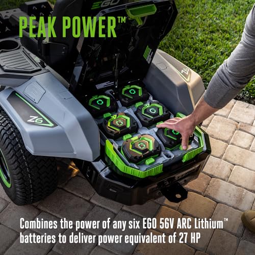 Image of EGO Power+ Z6 Zero Turn Electric Riding Lawn Mower, 52 inch Deck - ZT5216L