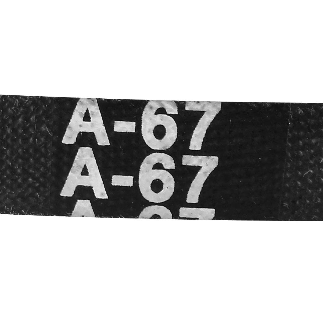 Cinghia Di Trasmissione Industriale A-67 Sourcing Map: Gomma Neoprene, Larghezza 13mm, Lunghezza 170cm
