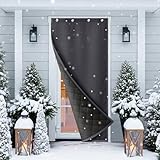 【Sécurité et Polyvalence d'Usage】La conception sans fil de ce rideau de porte le rend sûr pour les familles. Parfait comme rideau thermique pour porte d'entrée, mais aussi pour les magasins ou restaurants