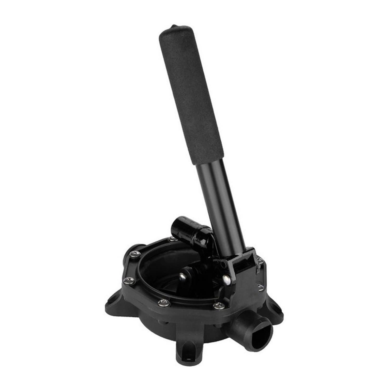 Piccola pompa sommergibile regolabile Pompa dell'acqua della maniglia dell'ABS di alluminio 720GPH Pompa dell'acqua manuale della mano di sentina della barca marina di plastica for l'acqua salata nero