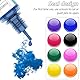Pluvyze 8Pcs Farbpigmente für Gießpulver Farbe für Gießpulver Farbe Farbpigmente für Gips Betonpigment für Gipsbeschichtung Gießharz,DIY-Basteln,Helle Farben（10 ml）