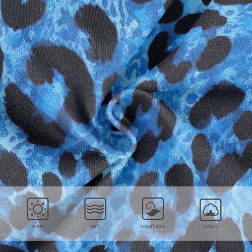 Abstract Blue Black Leopard Panties Little Girl Toddler Girls Underwear Cotton Cartoon Kids Briefs Undies 2t3