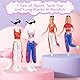 26 Stück Puppen Kleidung und Zubehör, Sweater Shorts Set Football Sports Skirt Sports Suit Casual Skirt, 5 Schuhe, 6 Accessoires Zufälliger Stil für 11.5 Zoll Mädchen Puppen