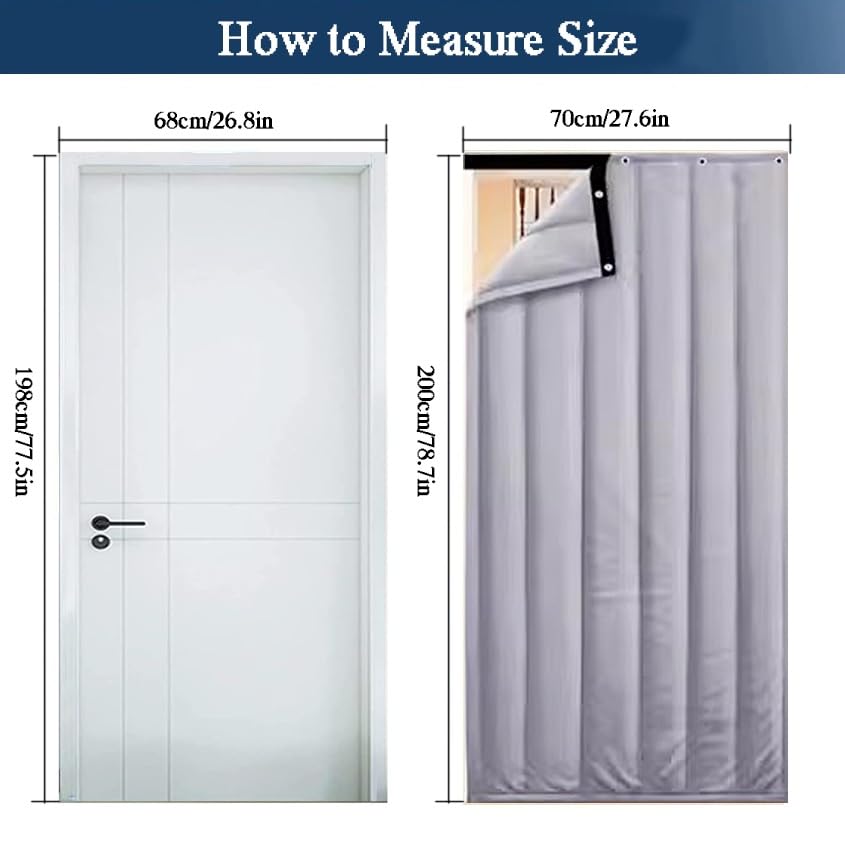 Zimowa, Gruba BawełNiana ZasłOna, Izolowana Termicznie ZasłOna Drzwiowa Panel z Tkaniny Oxford Wodoodporny do Domowego Panelu Przedniej Szyby z Metalowym Haczykiem łAtwy do Zawieszenia (Size : W90*H2