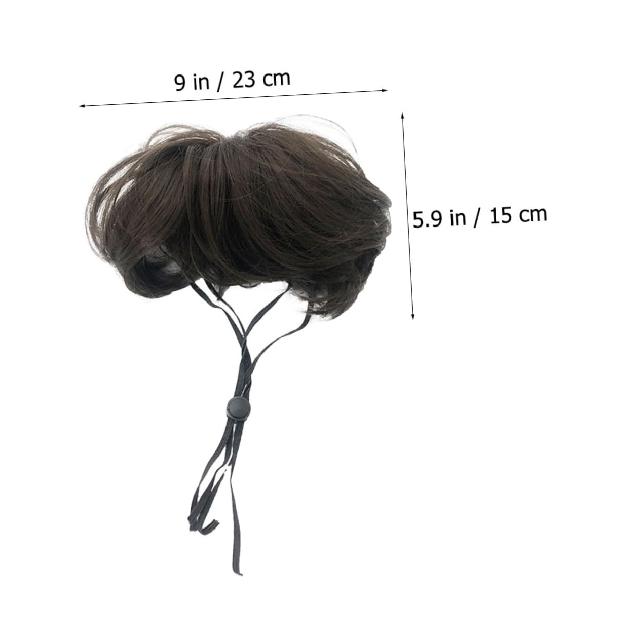 HOUDERCO 1Pc Adorable Pet Wig for Dogs Lightweight and Durable Dog Hair Accessory for Fun Dress Up for Pet Cosplay and Parties Easy to Wear Unique Styling for Your Furry Friend